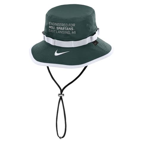 Men's Nike Green Michigan State Spartans 2025 Sideline Apex Boonie Bucket Hat