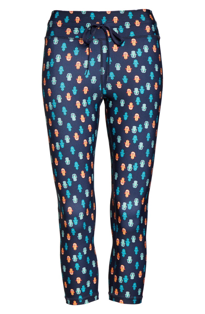 The Upside Evil Eye NYC Crop Leggings, Alternate, color, 