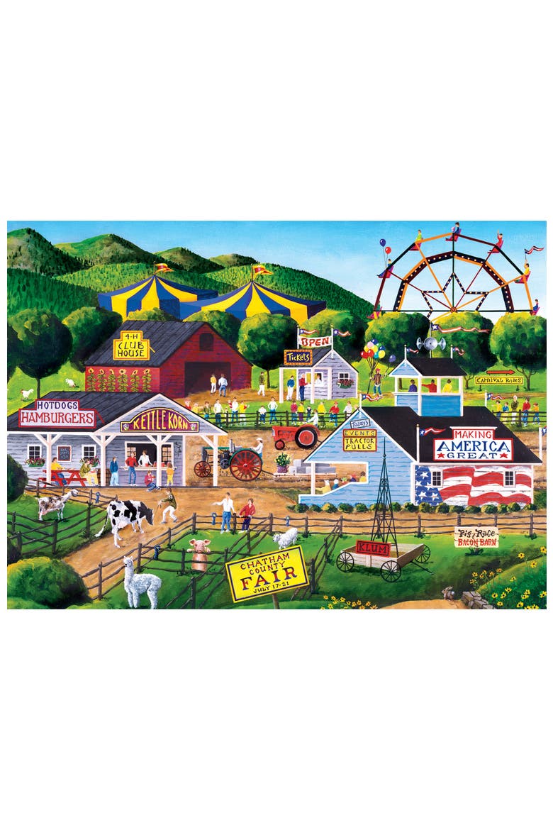 Summer Carnival 1000 Piece Jigsaw Puzzle, Alternate, color, Multicolor