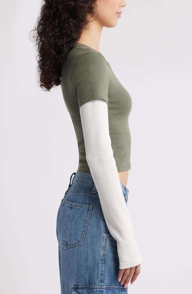 BP. Layered Look Long Sleeve T-Shirt, Alternate, color, 