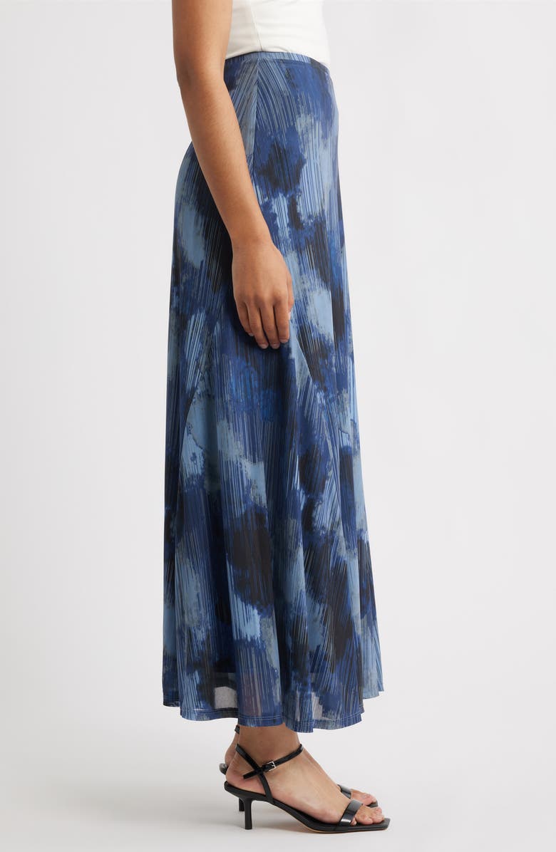 CITY BLUES Belle Maxi Skirt, Alternate, color, Navy Multi