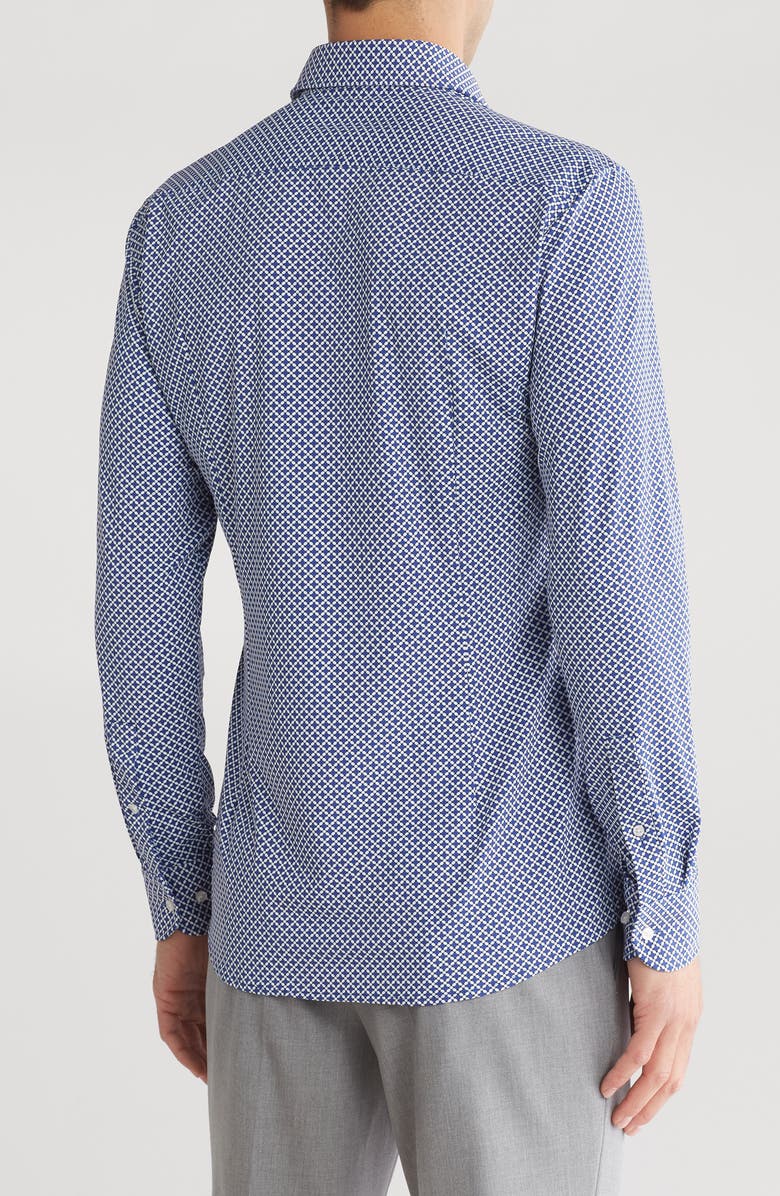 BOSS Hank Kent Geo Dress Shirt, Alternate, color,