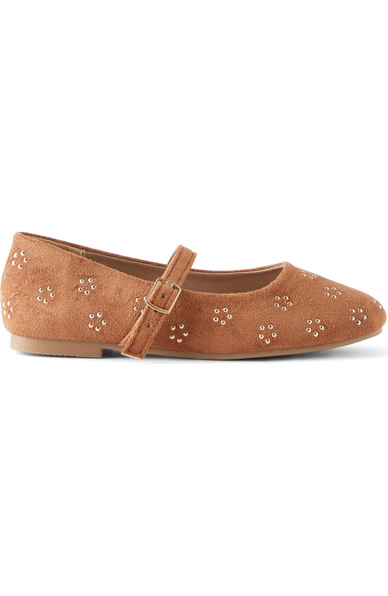 Cotton On Kids Kid's Olivia Ballet Flat, Main, color, Tan Studded