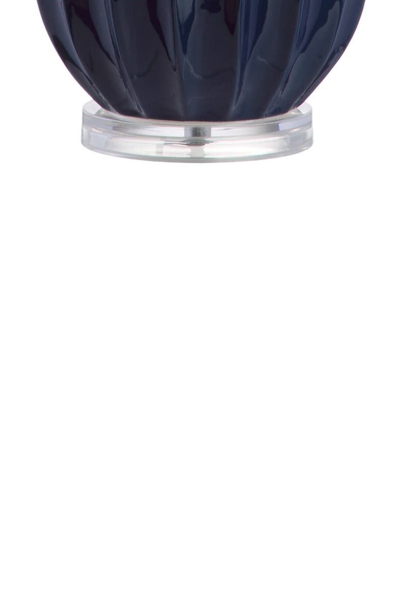 Tate Ceramic LED Table Lamp, Alternate, color, Navy