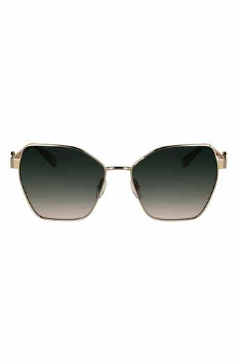 Longchamp 58mm Gradient Square Sunglasses