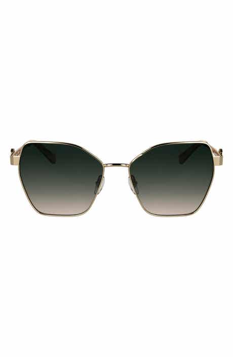 Longchamp 58mm Gradient Square Sunglasses