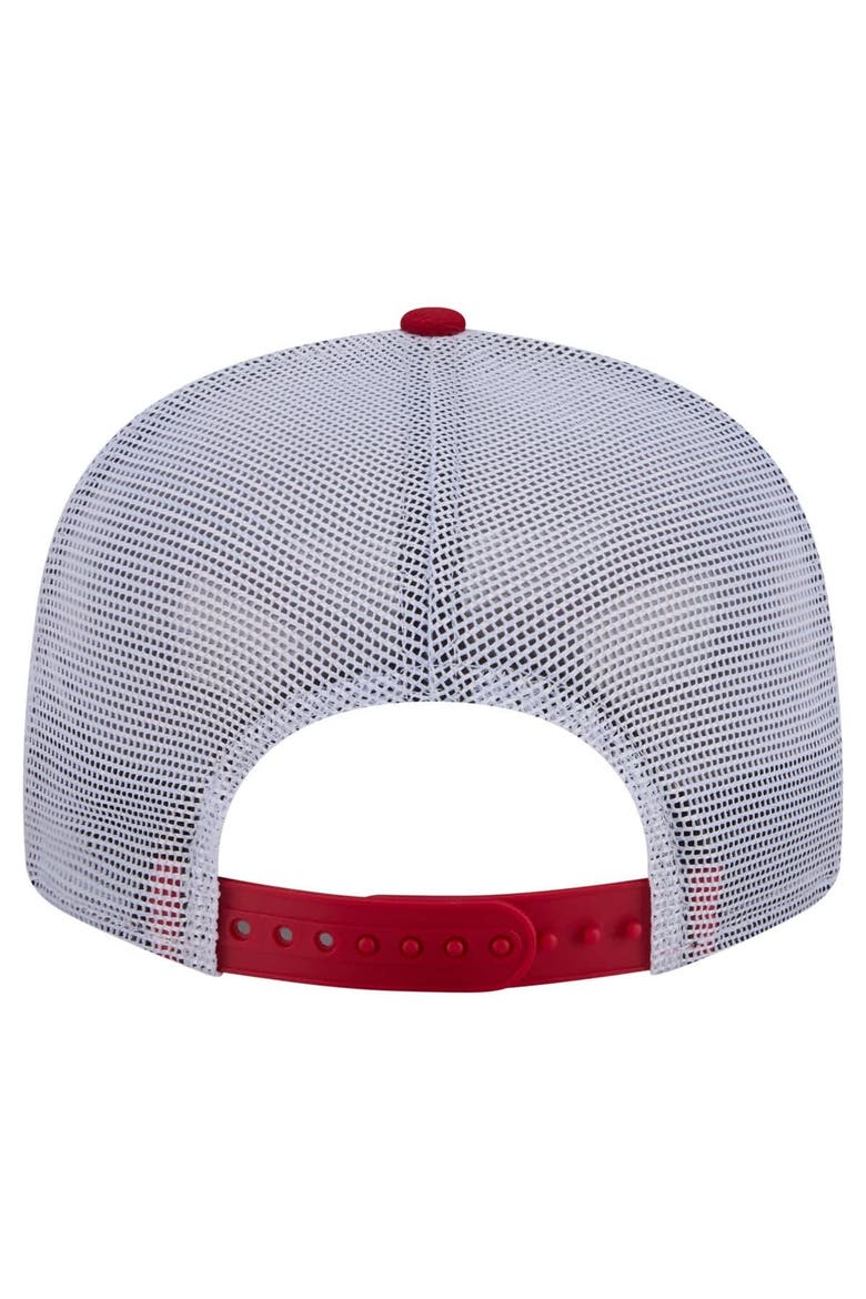 Men's New Era  Red Tampa Bay Buccaneers Core Team 9FIFTY Trucker Snapback Hat, Alternate, color, Red