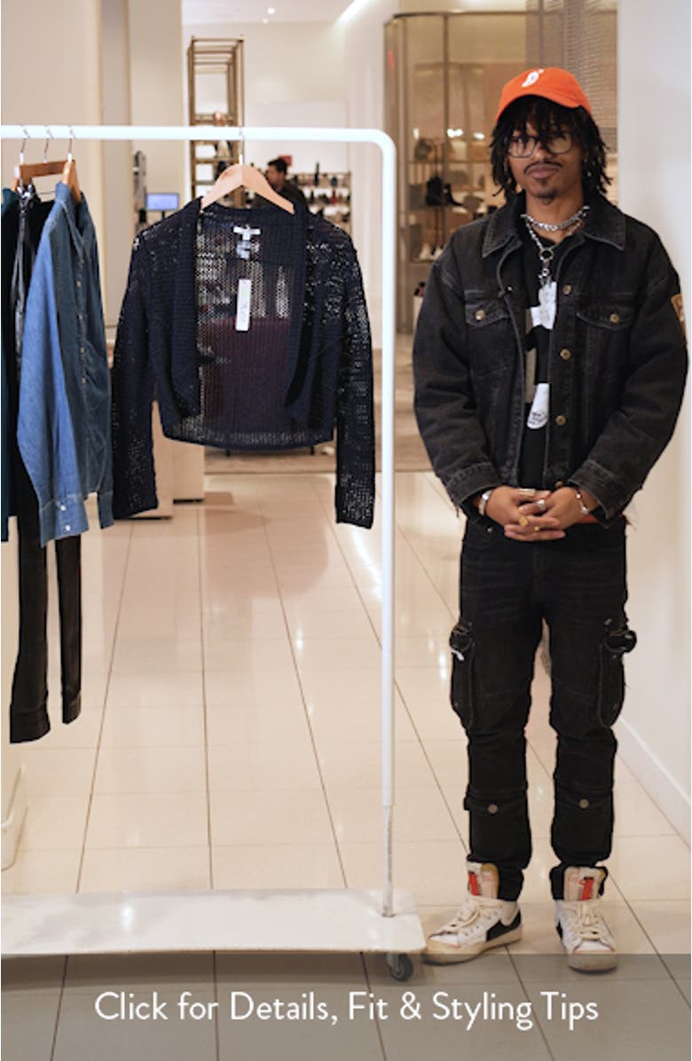 Open Stitch Cocoon Cardigan, sales video thumbnail