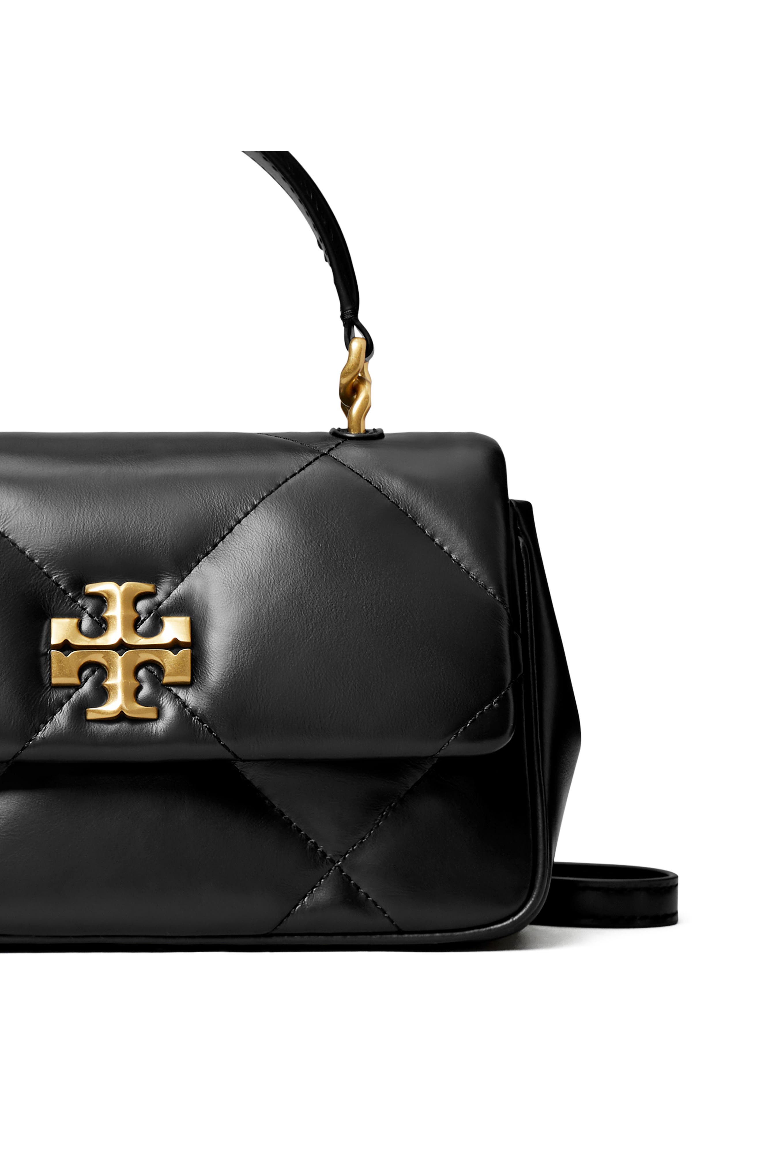 Tory Burch Kira Diamond Quilted Leather Top Handle Bag, Alternate, color, 