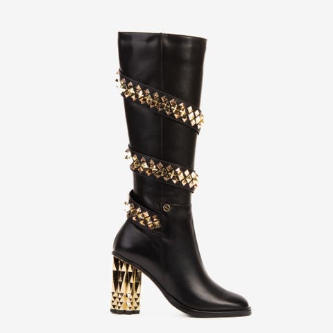 The Gladiator Leather Knee High Boot