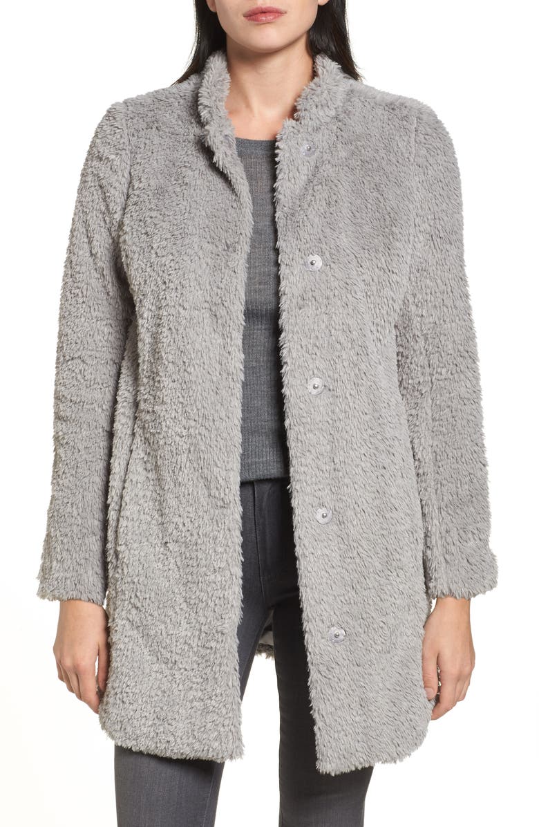 Kenneth Cole New York Faux Fur Jacket, Main, color, 