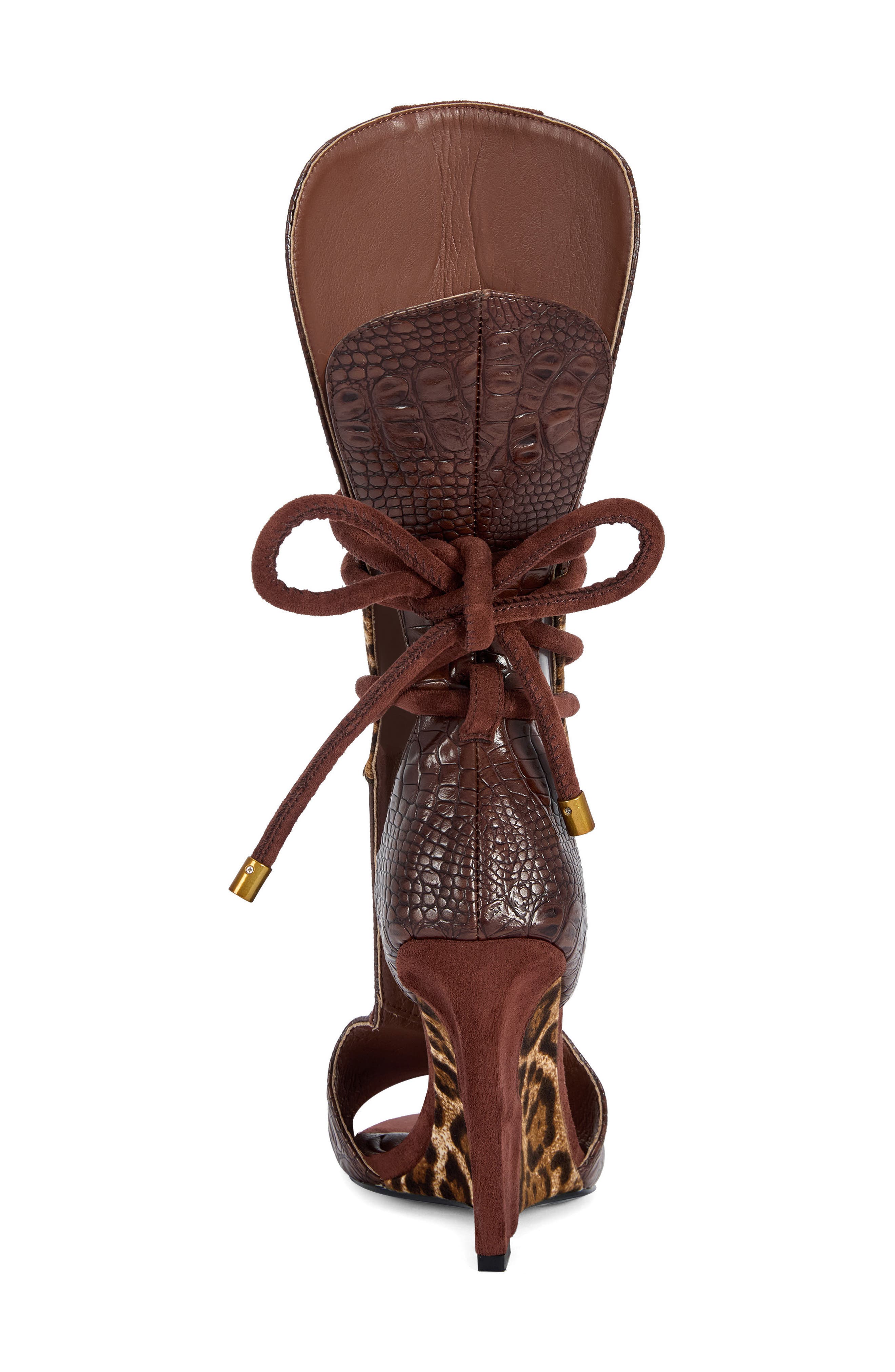 Desire Wedge Sandal, Alternate, color, BROWN MULTI