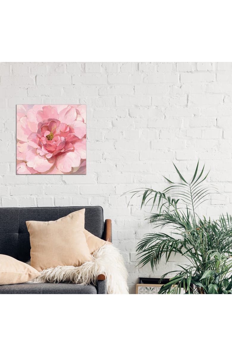 iCanvas Blushing Peony by Danhui Nai Canvas Wall Art, Alternate, color, Pink