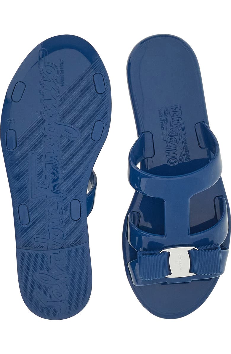 FERRAGAMO Lylia Bow Jelly Sandal, Alternate, color,