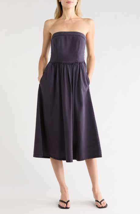 Young, Fabulous & Broke Donna Strapless Day Dress