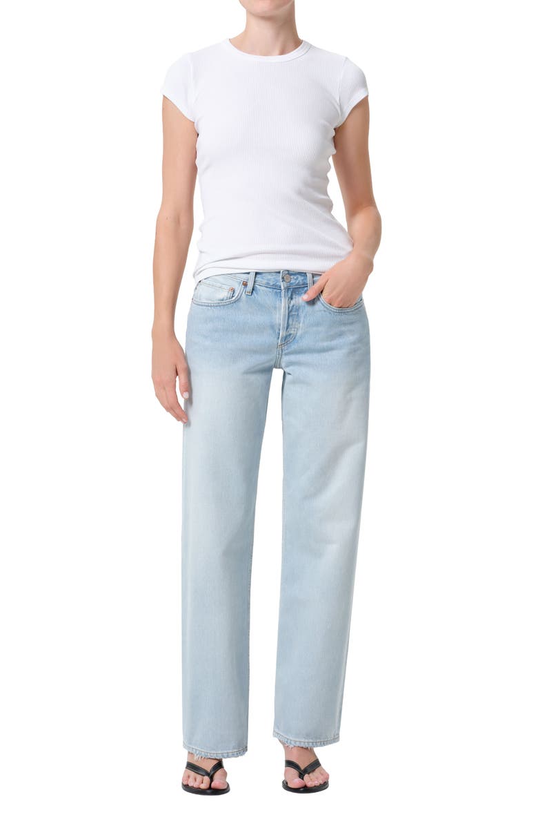 AGOLDE Low Rise Loose Fit Jeans, Alternate, color, Amplify (Light Dusty Pale Ind)