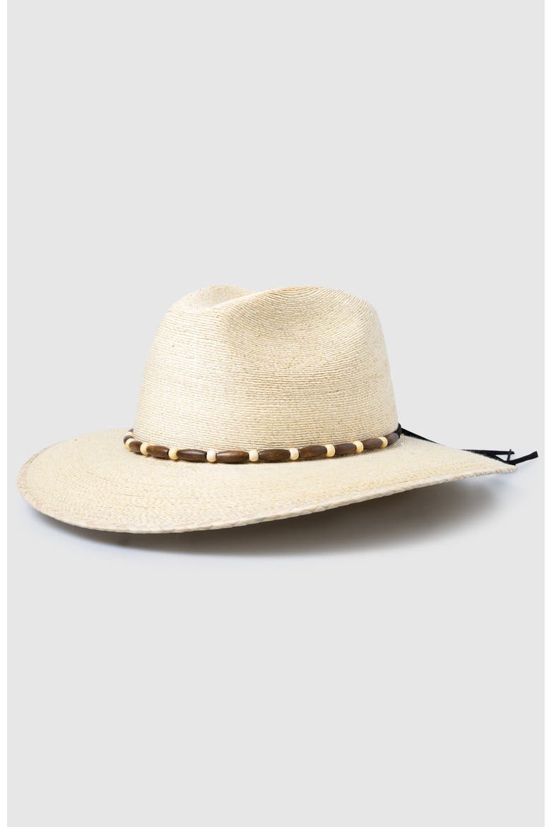 Willow  Handwoven Straw Sun Hat - Bohemian Summer Fedora, Main, color, Natural / Brown