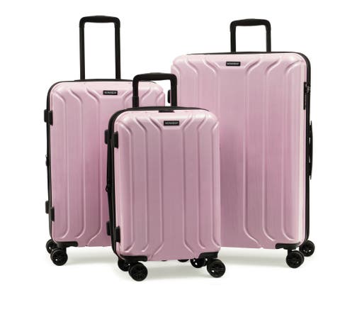 New York Elite Lightweight Expandable 3 Piece spinner Luggage Set  +3 packing cubes
