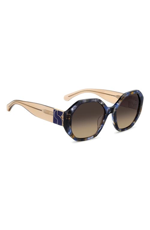 Kate Spade New York Flynnie 54mm Geometric Sunglasses