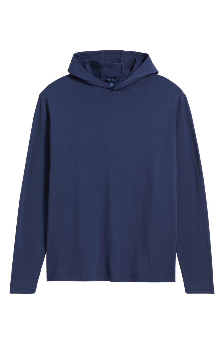 Peter Millar Crown Crafted Excursionist Flex Merino Wool Blend Hoodie, Alternate, color, 