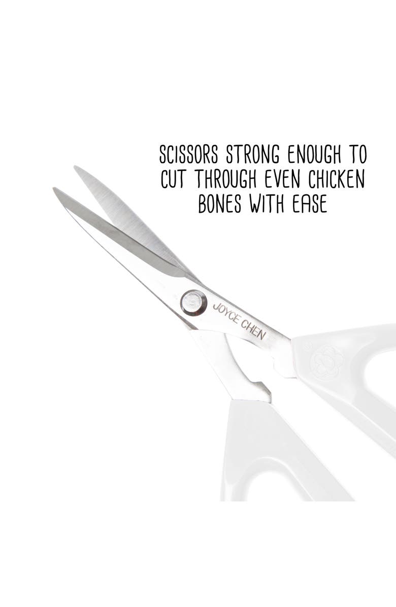 JOYCE CHEN Original Unlimited Kitchen Scissors, Alternate, color, White