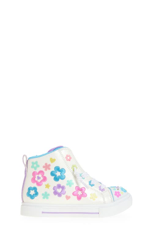 Skechers Kids' Twinkle Sparks Light-up Sneaker In White/multi