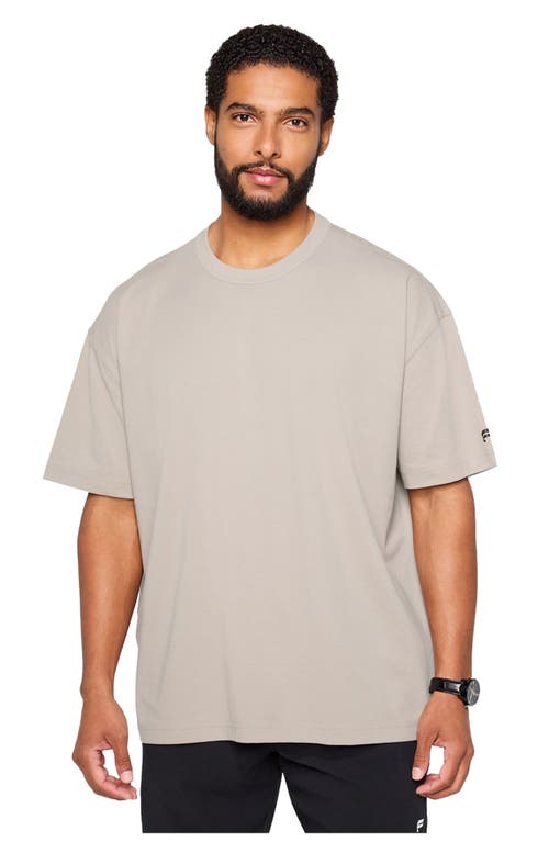 Fabletics The Effortless Oversized Tee In Neutral