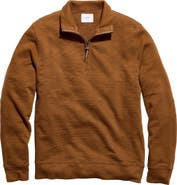 Billy Reid French Terry Half Zip Pullover