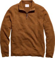 Billy Reid French Terry Half Zip Pullover