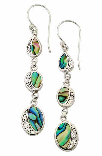 Abalone Drop Earrings