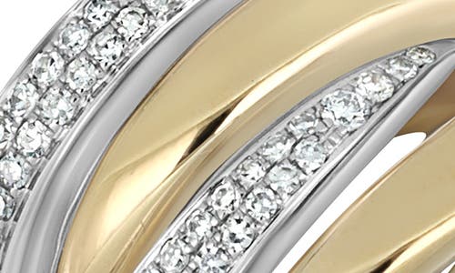 Bony Levy Diamond Crossover Ring