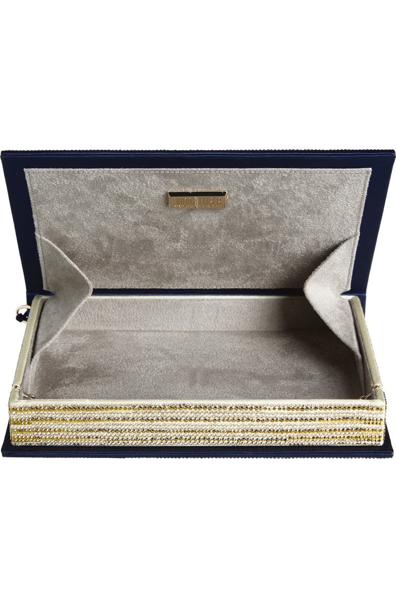 JUDITH LEIBER COUTURE Storybook Love Stories Clutch, Alternate, color, Champagne Dark Indigo Multi