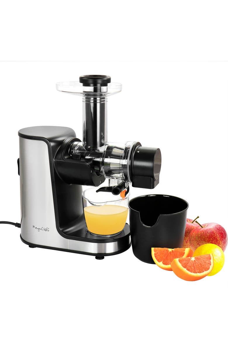 Megachef Slow Juicer Machine, Main, color, Grey