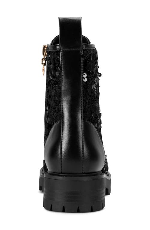 Karl Lagerfeld Paris Marlee Combat Boot In Black