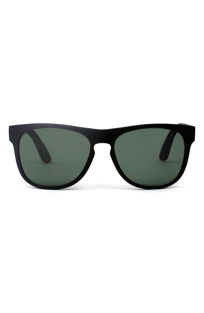 TOMS Traveler Manu 57mm Polarized Round Sunglasses, Main, color,