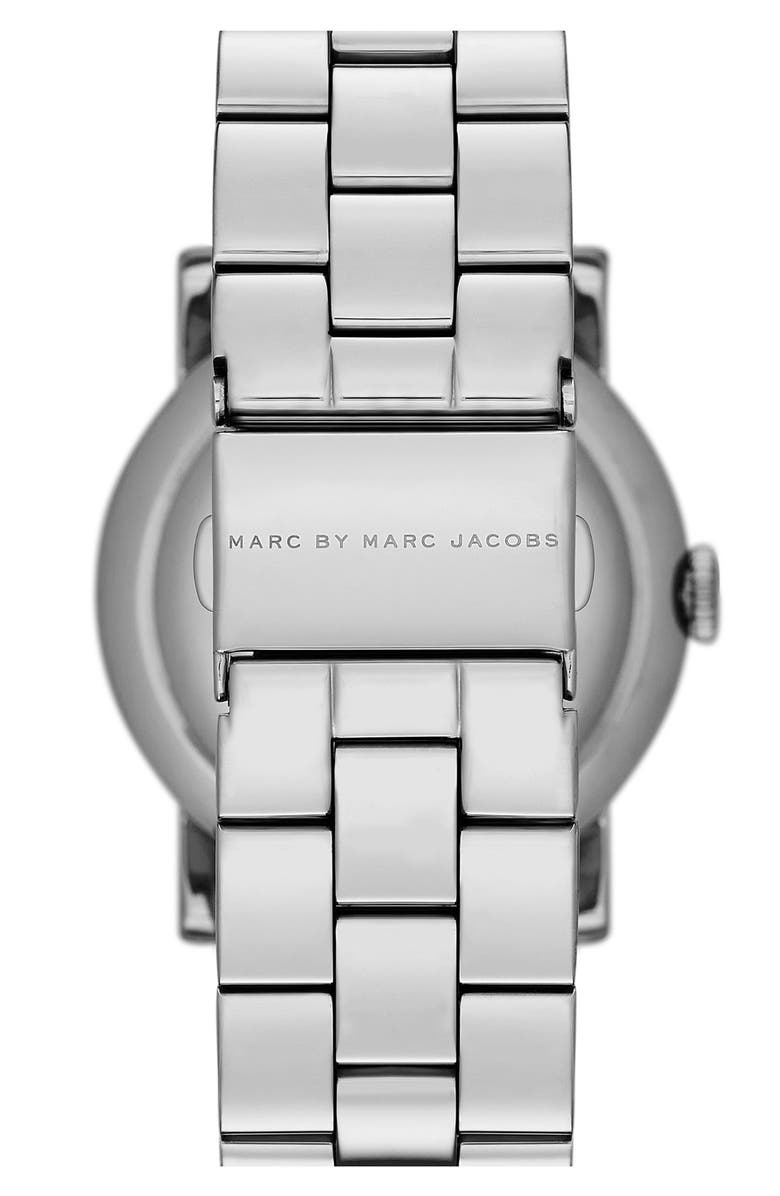 Marc Jacobs 'Amy' Mother-of-Pearl Dial Watch, 37mm, Alternate, color, 
