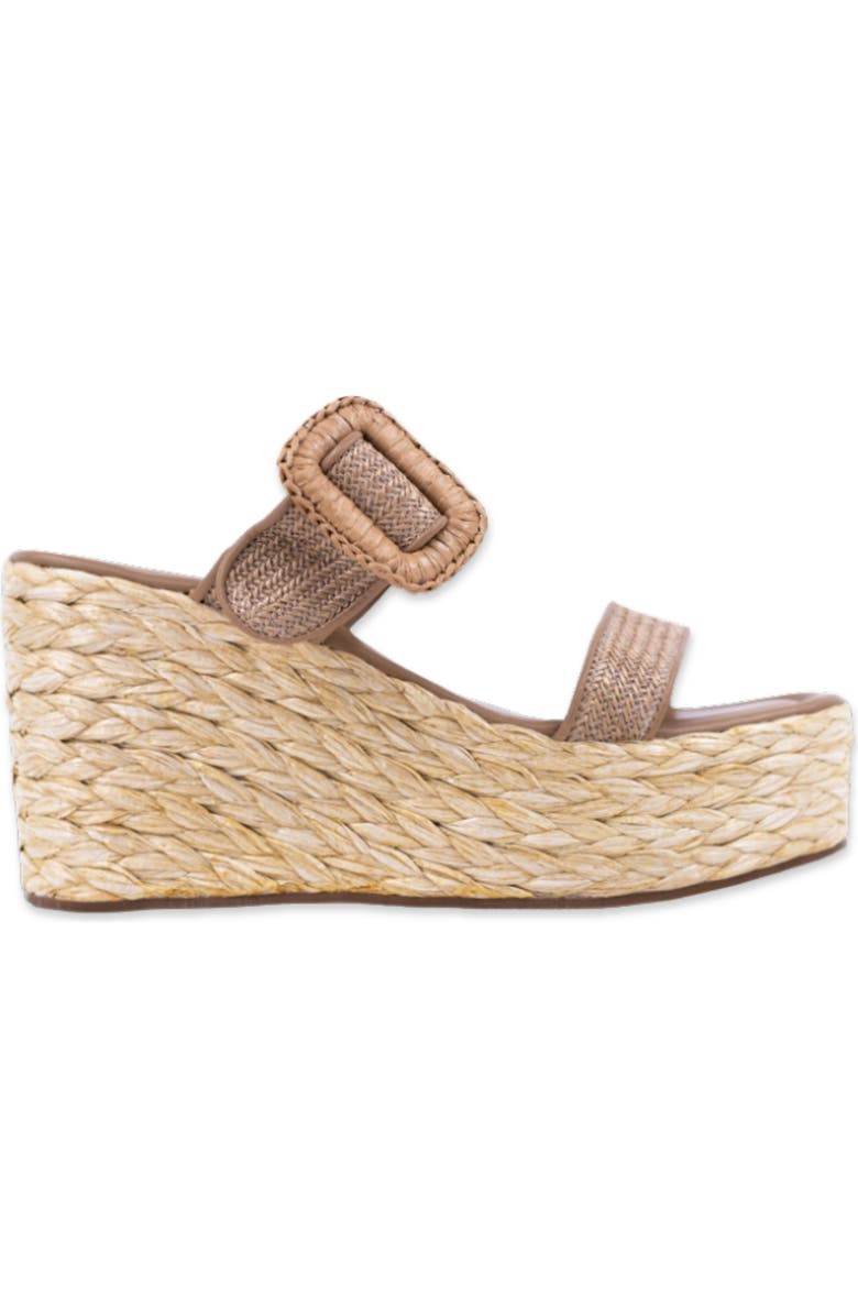 SHUSHOP Leena Platform Wedge Espadrille Sandal, Alternate, color, Natural