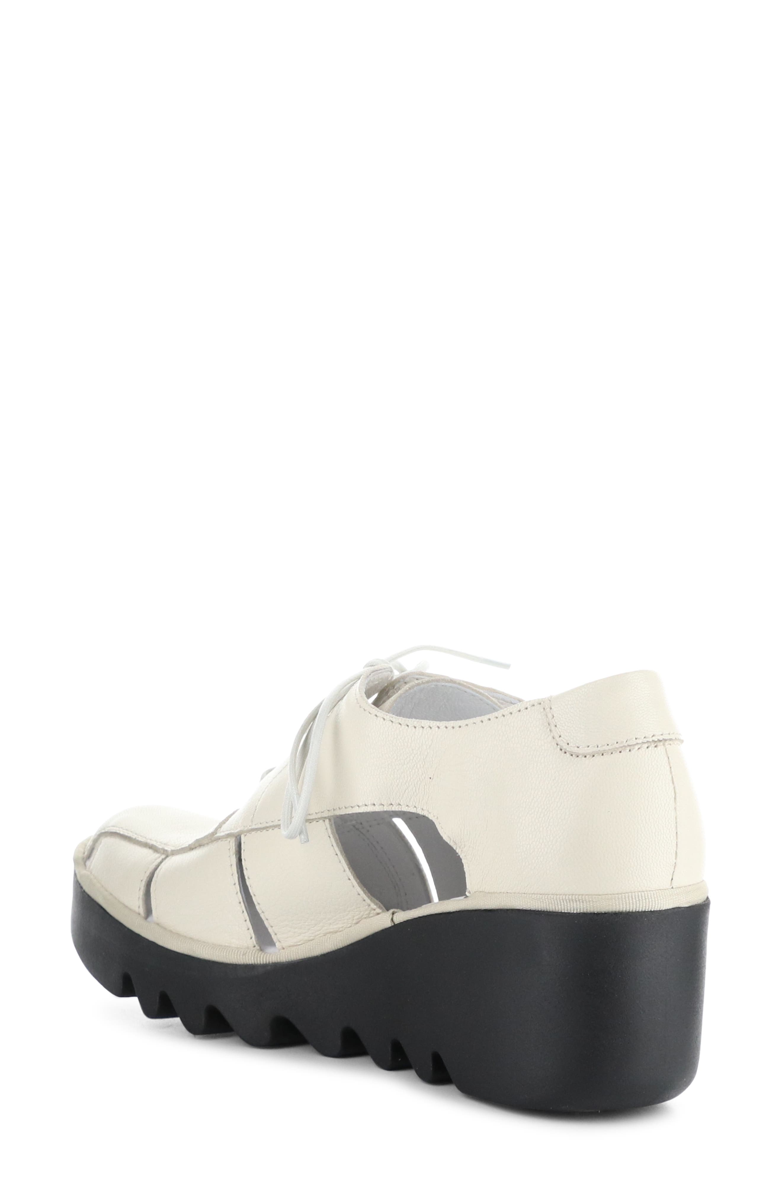Bogi Platform Wedge Oxford, Alternate, color, 001 OFF WHITE MOUSSE