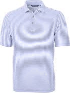 Cutter & Buck Virtue Piqué Stripe Recycled Blend Polo