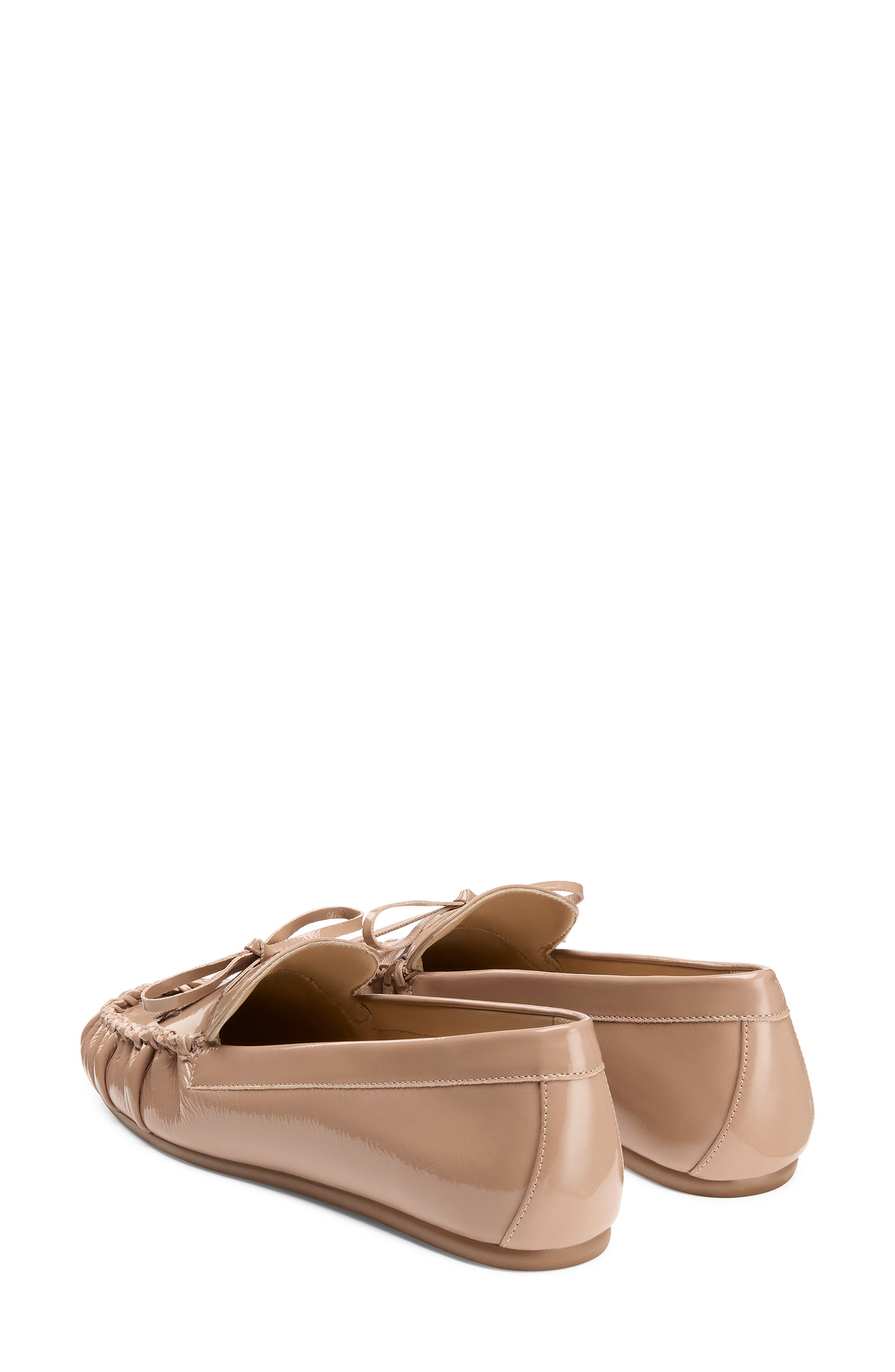 Stuart Weitzman Britt Bow Loafer, Alternate, color, Fawn