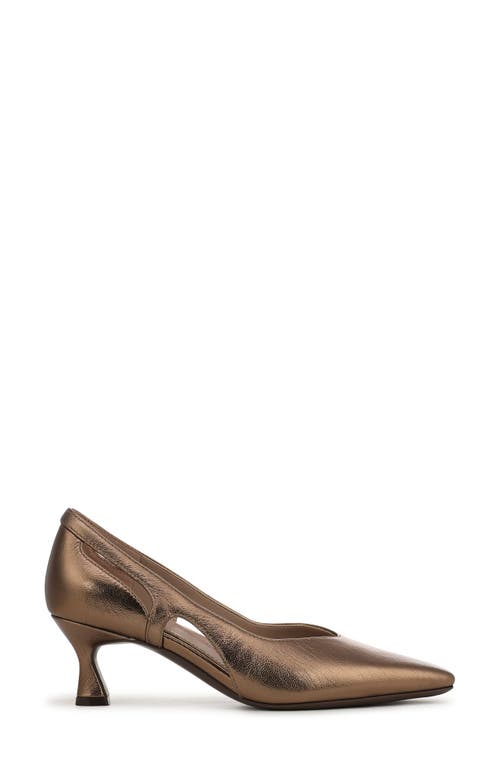 Naturalizer Gracie Pointed Toe Pump In Gold