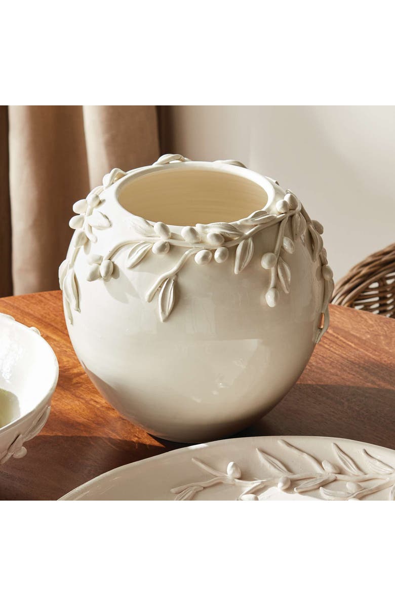 Napa Home & Garden Olivella Vase, Alternate, color, White