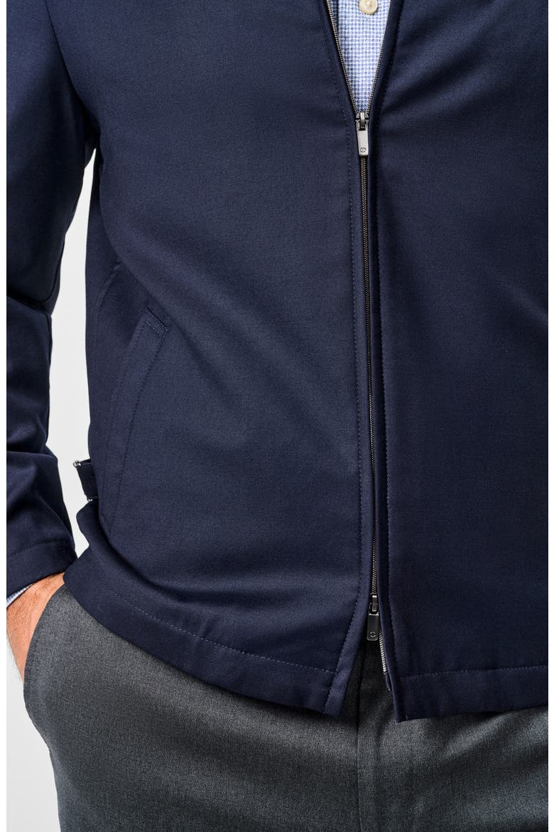 Harrington Wool Jacket, Alternate, color, NAVY