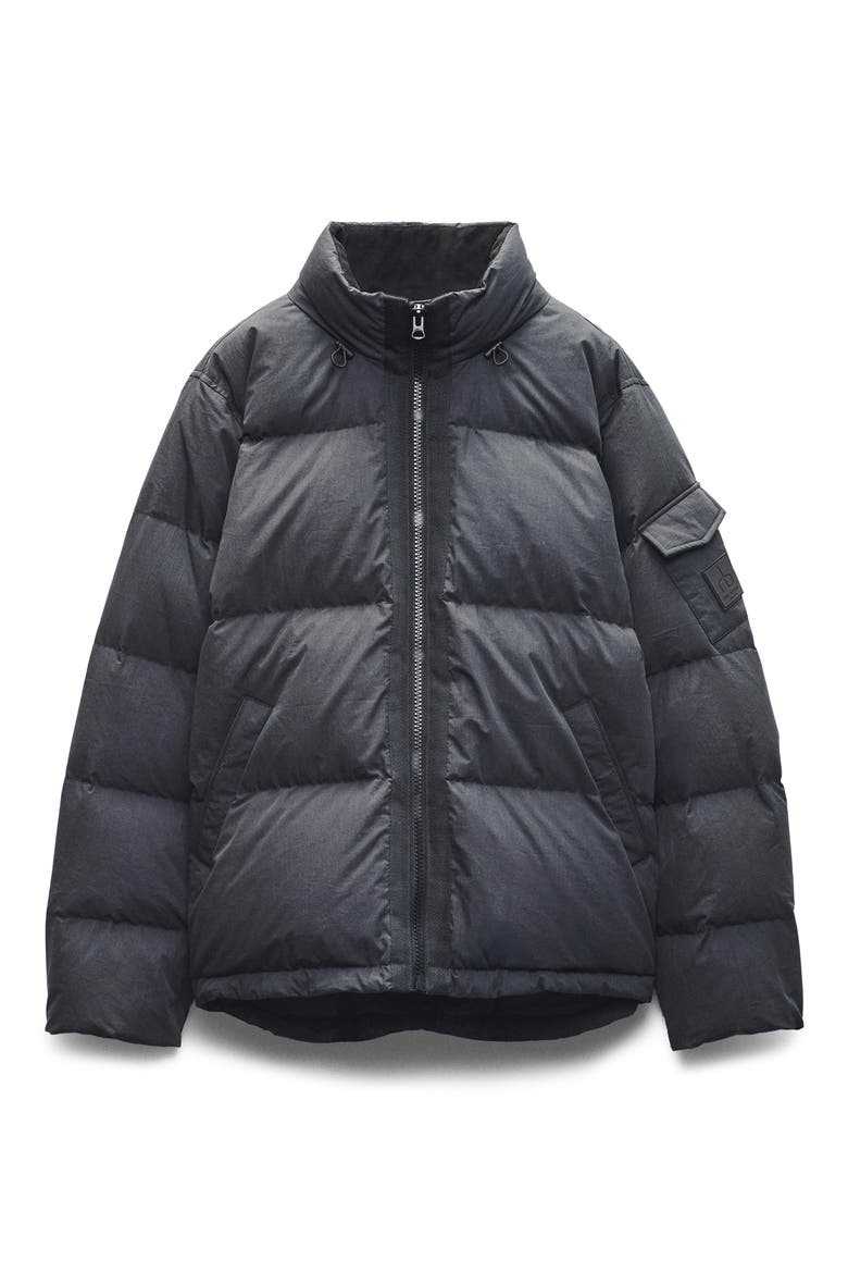 Daniel Quilted Down Puffer Jacket, Alternate, color, BLACK