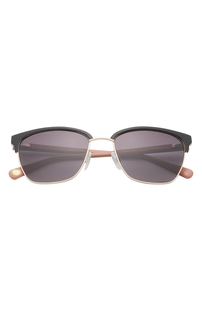 Ted Baker London Full Rim Browline Sunglasses, Main, color, Black