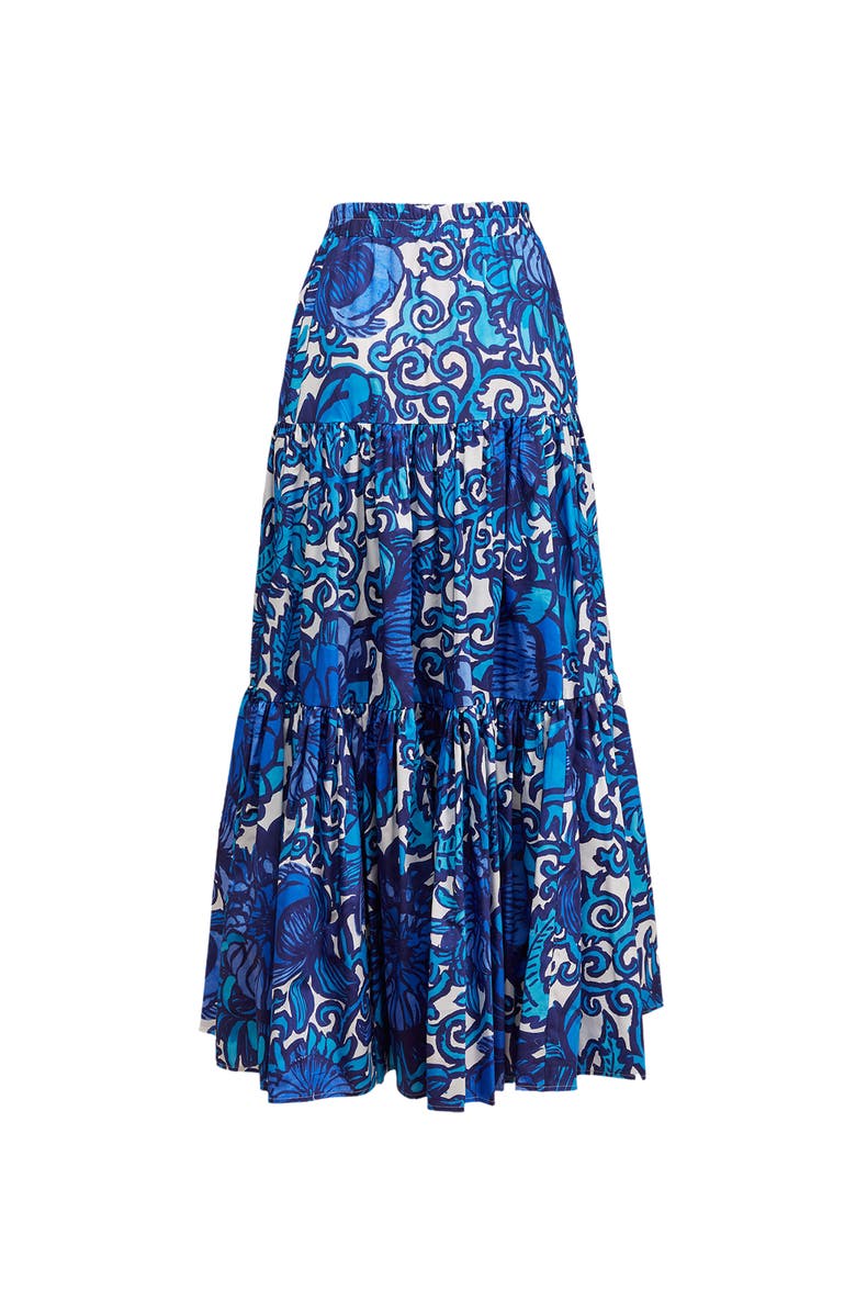 La DoubleJ Big Skirt Anemone Blue, Alternate, color, Anemone Blue