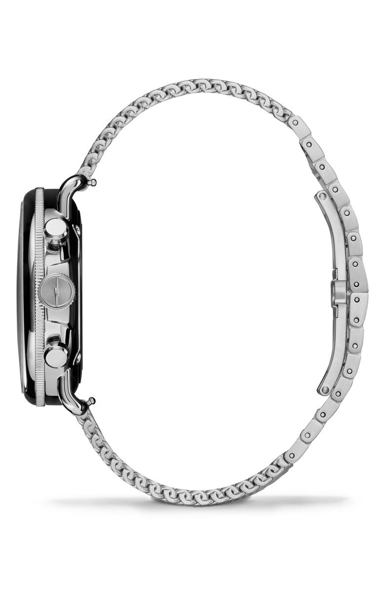 Shinola Canfield Model C56 Chronograph Mesh Strap Watch, 43mm, Alternate, color,