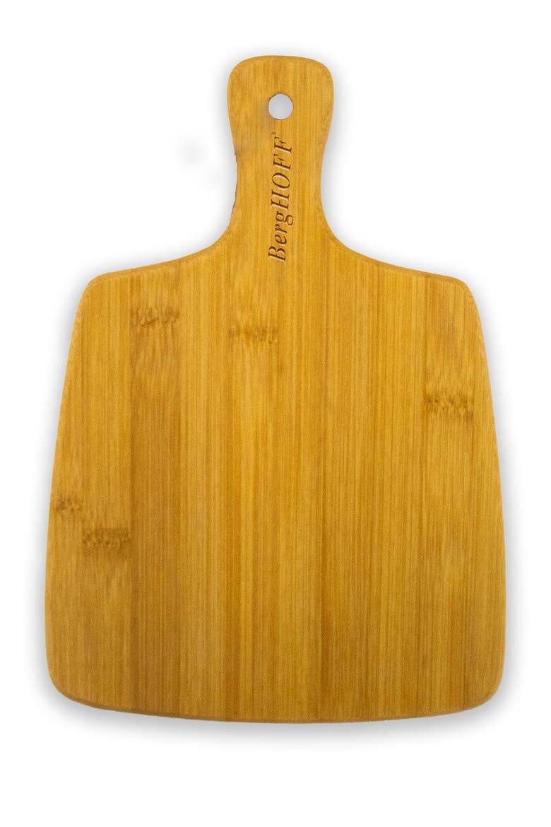 Bamboo Paddle Cutting Board, Alternate, color, BROWN