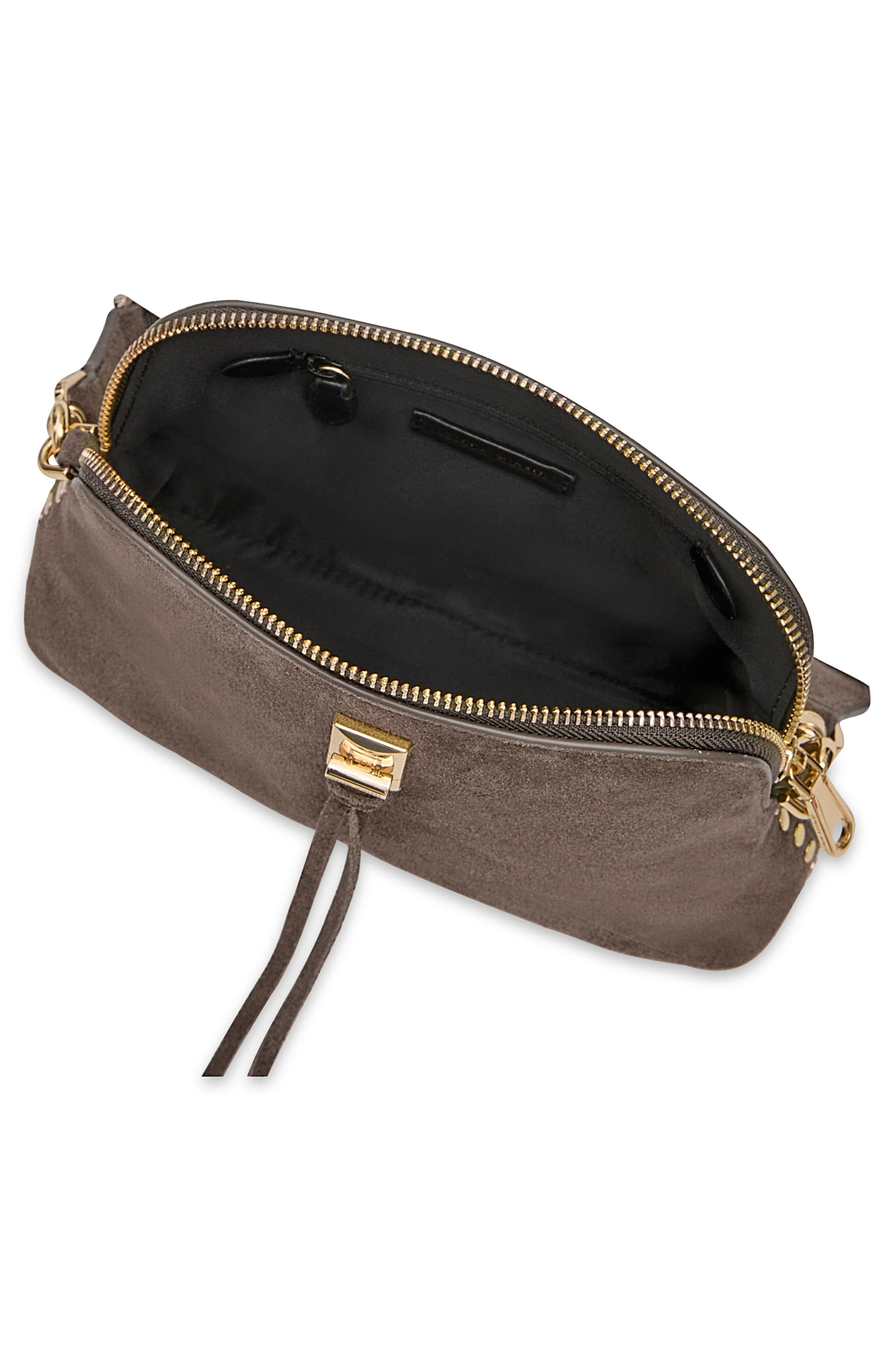 Darren Dome Leather Crossbody Bag, Alternate, color, PORCINI