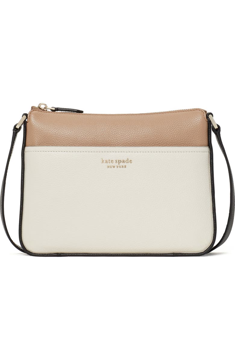 Kate Spade New York run around leather crossbody bag, Main, color,